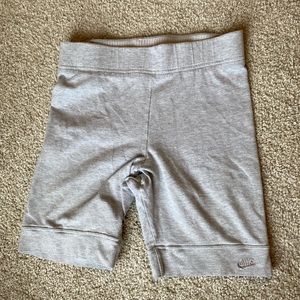 Nike Size Large Gray Biker Shorts